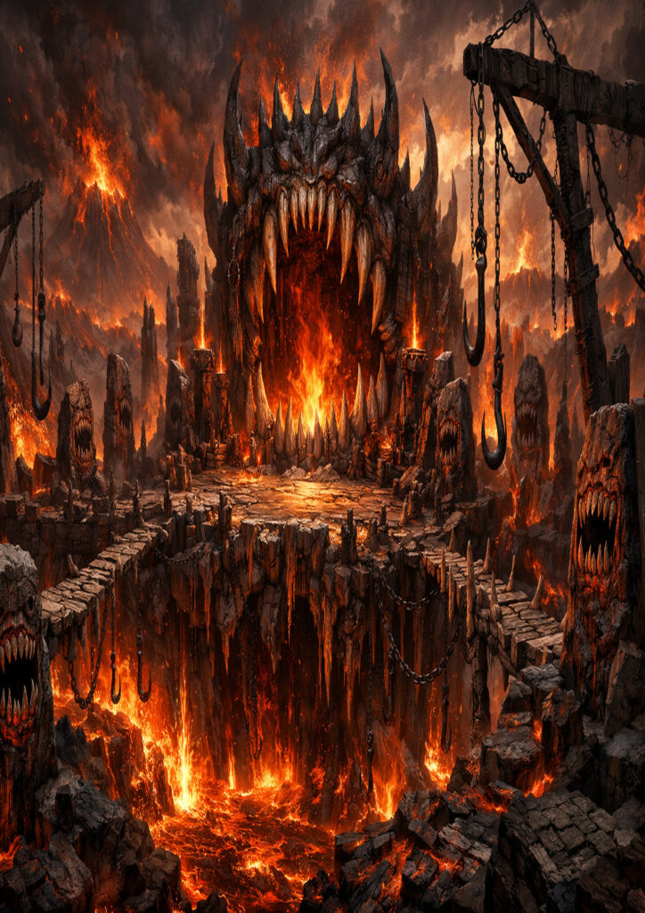 fantasy landscape artwork with mysterious scenery