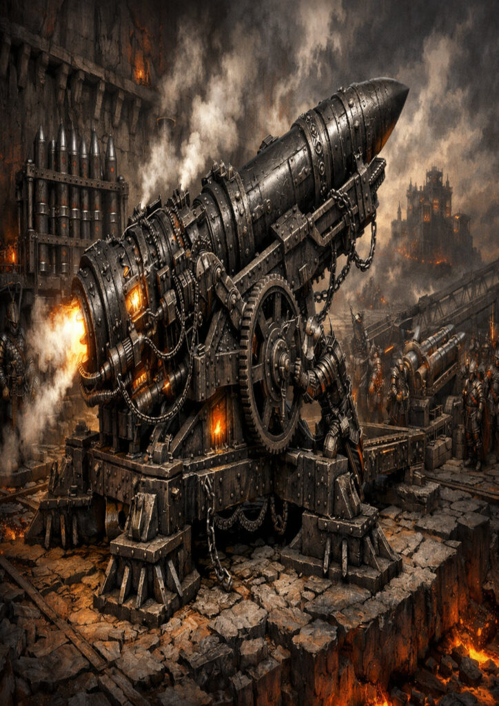 Chaos dwarfs faction inspired by warhammer dark fantasy