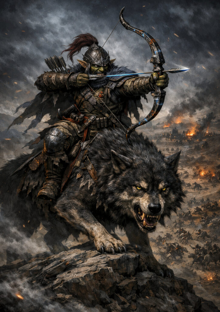 Warhammer inspired chaos dwarfs industrial fantasy art