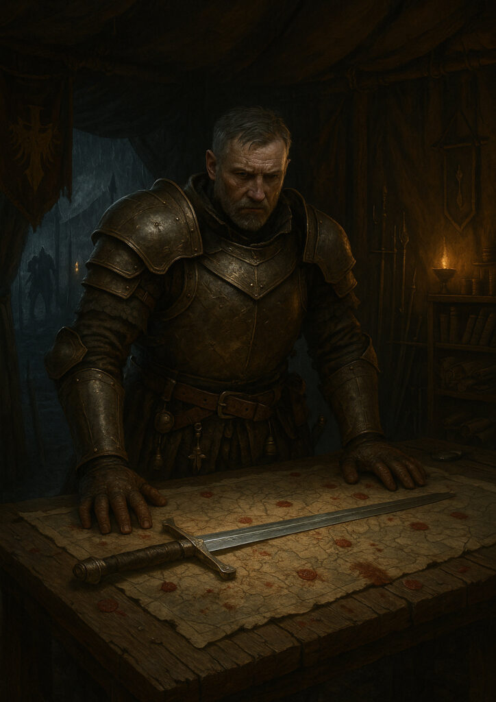 Imperial army warhammer inspired fantasy artwork