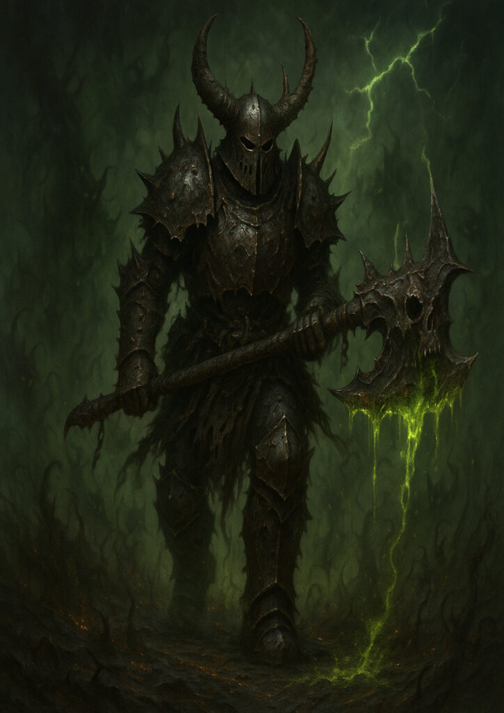 Chaos warriors faction inspired by warhammer dark fantasy