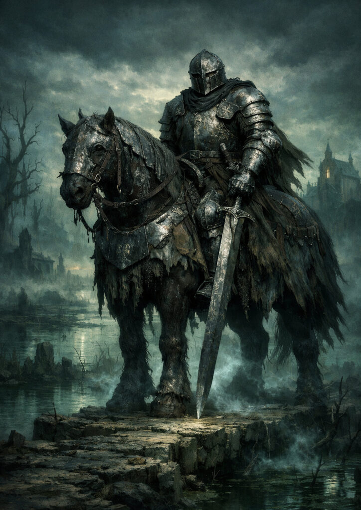 Knightly faction inspired by warhammer fantasy style