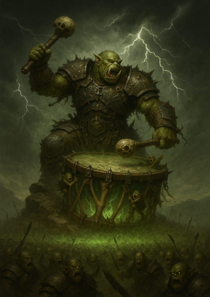 Savage orks and goblins warhammer inspired art