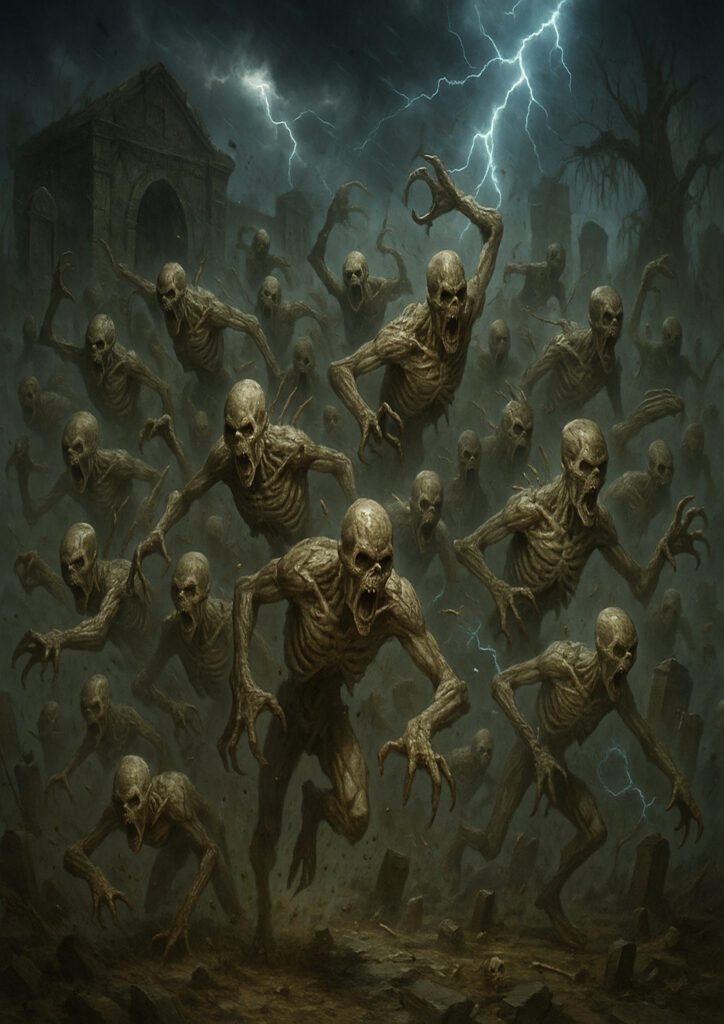 Warhammer inspired vampires digital fantasy art