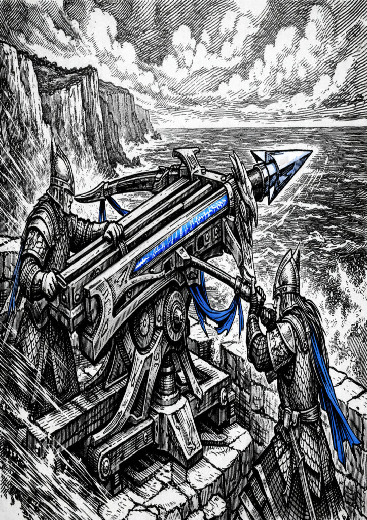 Warhammer inspired high elves digital fantasy art