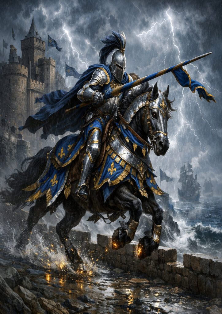 Knightly faction inspired by warhammer fantasy style