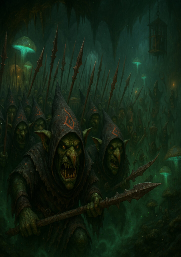 Savage orks and goblins warhammer inspired art