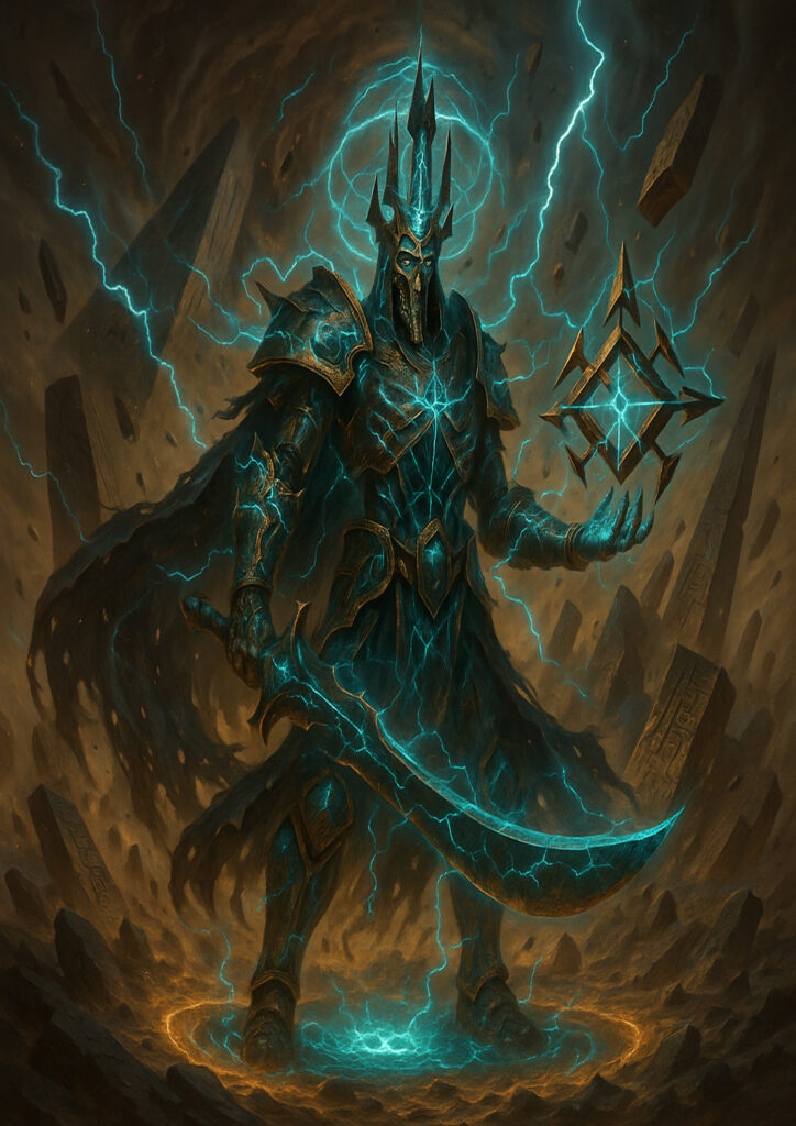 Warhammer inspired tomb kings undead legion artwork