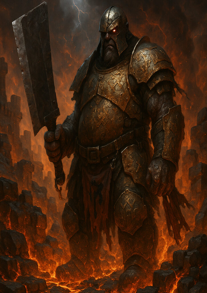 Warhammer inspired ogres digital fantasy art