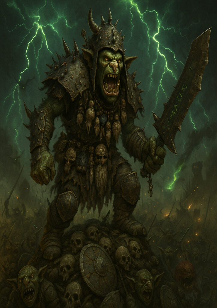 Savage orks and goblins warhammer inspired art