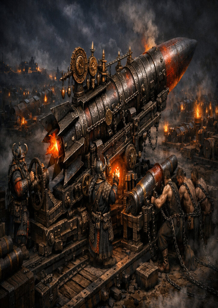 High detail warhammer inspired chaos dwarfs characters