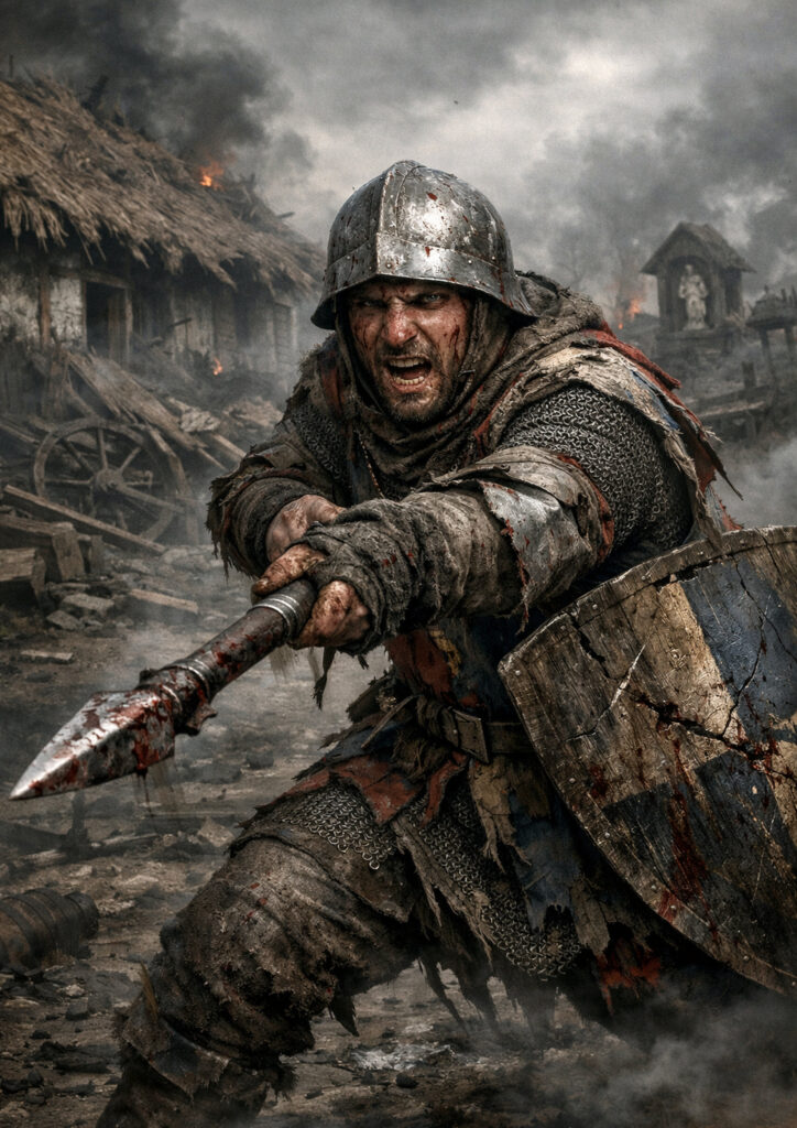 Knights army warhammer inspired fantasy art