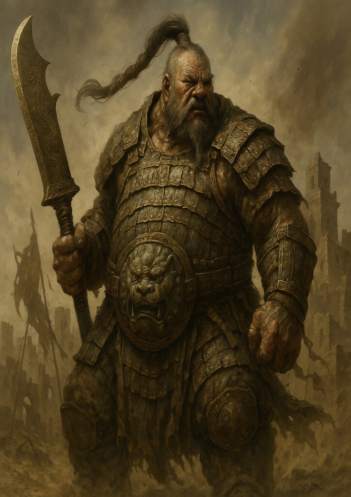 Warhammer inspired ogres digital fantasy art