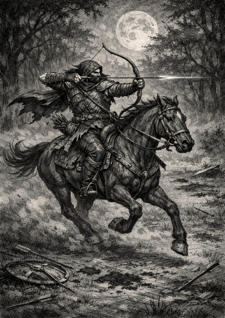 Wood elves warriors inspired by warhammer aesthetic