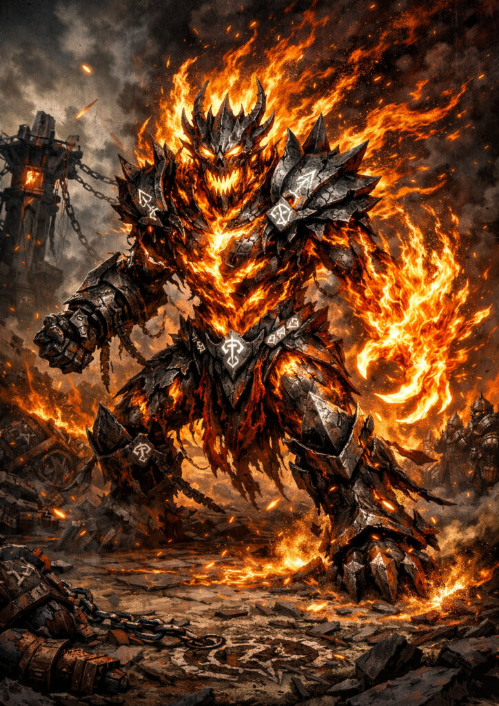 High detail warhammer inspired chaos dwarfs characters