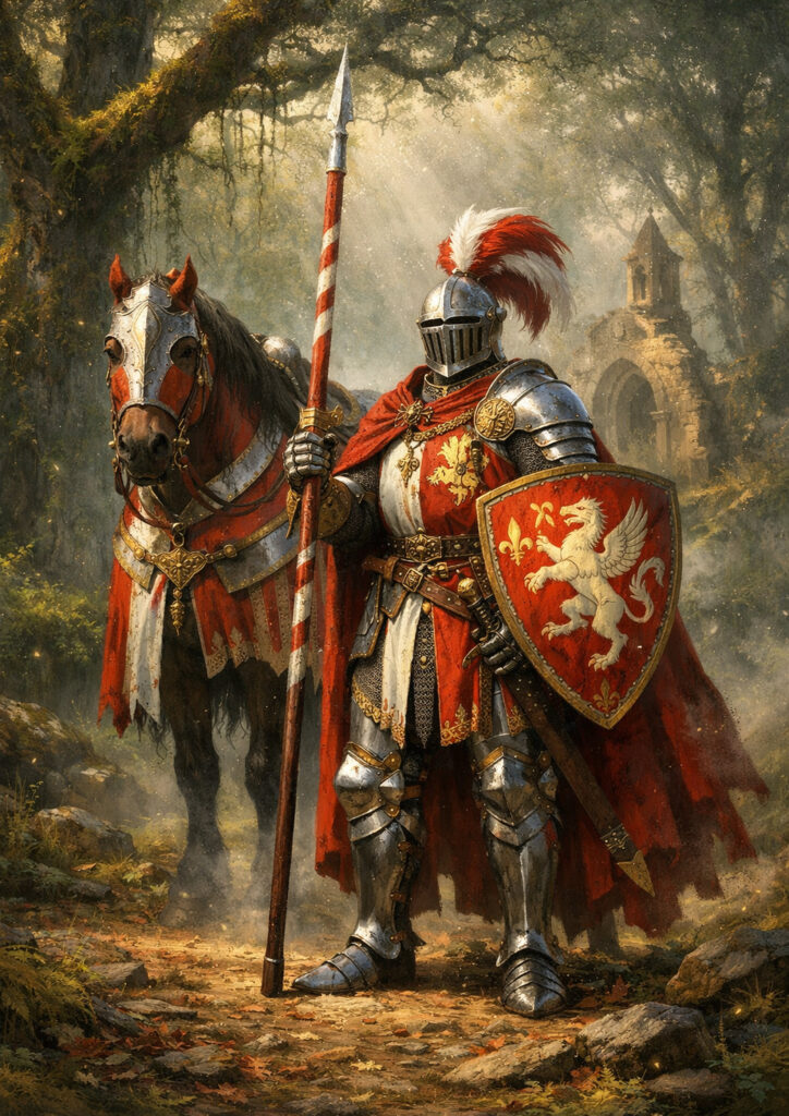 Knights army warhammer inspired fantasy art