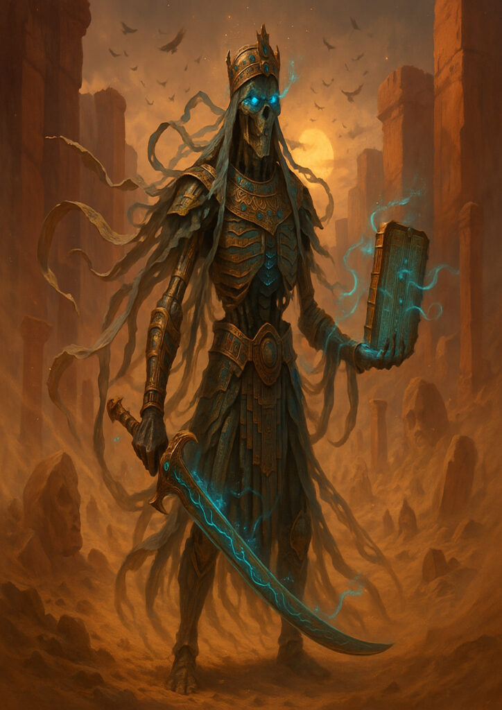 High detail warhammer inspired tomb kings of khemria