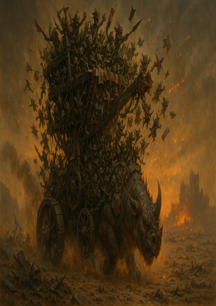 High detail warhammer inspired ogres characters