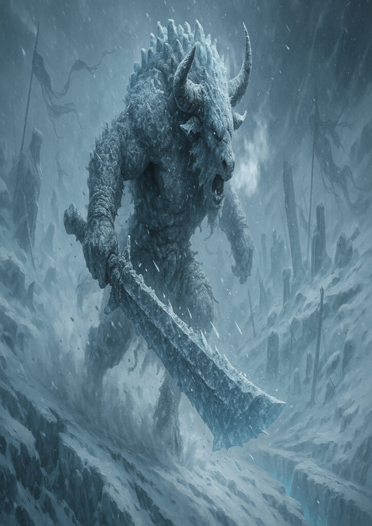 Savage beastmen army inspired by warhammer aesthetic