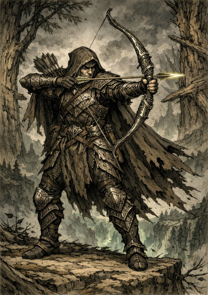 Ancient forest wood elves warhammer inspired artwork