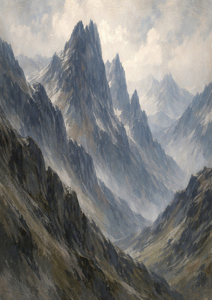 mountain landscape scenery inspired by nature