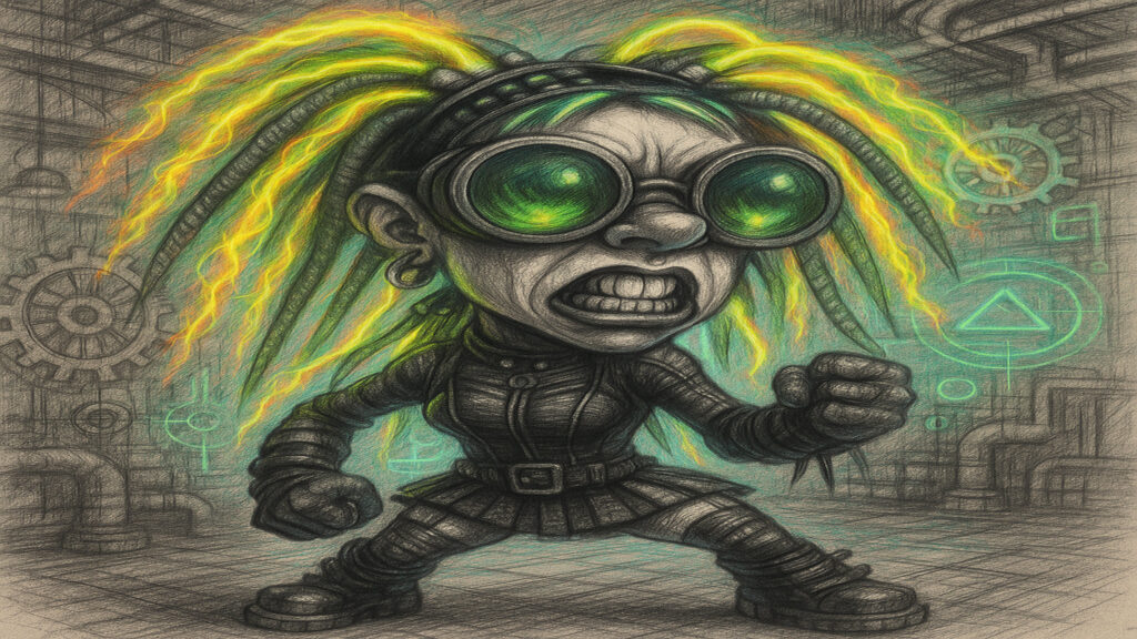 Expressive caricature illustration inspired by everyday life and simple humor