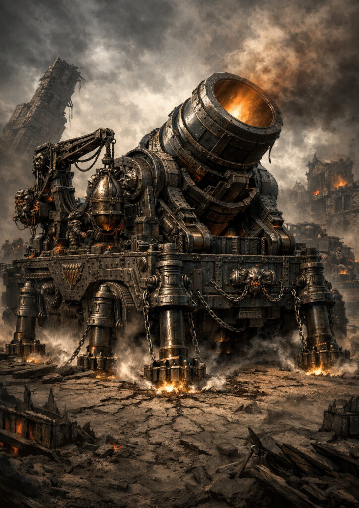 High detail warhammer inspired chaos dwarfs characters