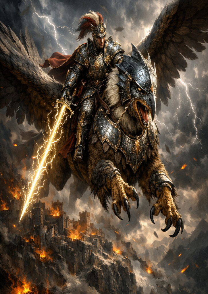 Knights army warhammer inspired fantasy art