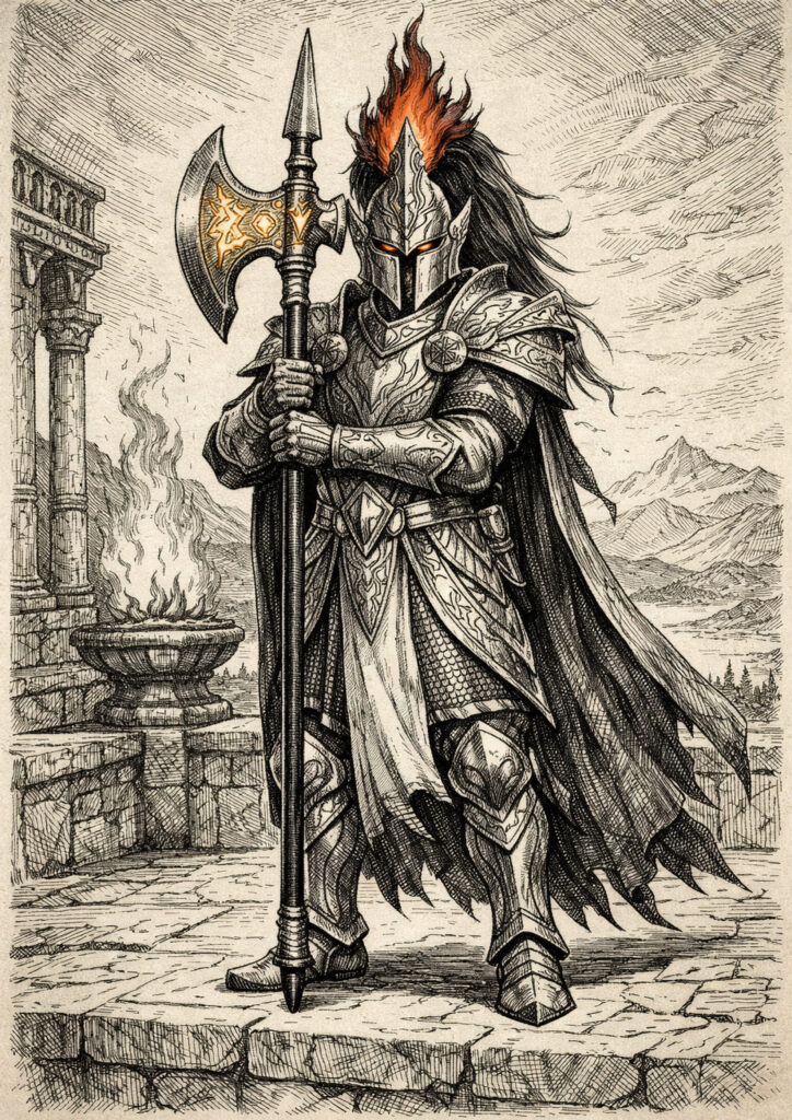 High detail warhammer inspired high elves characters