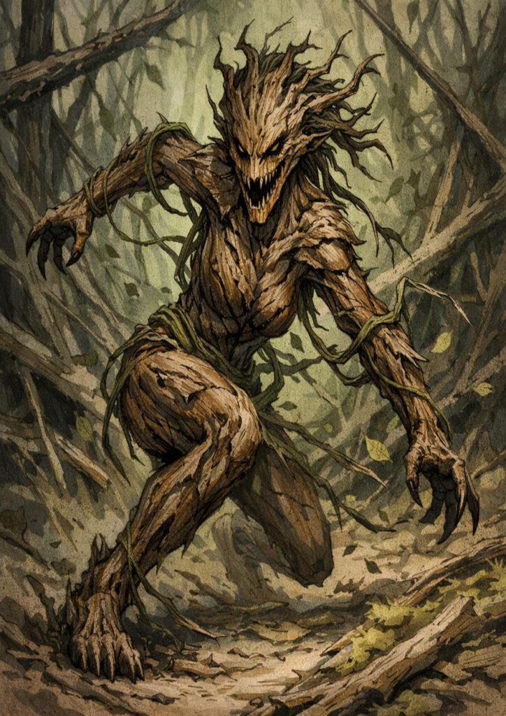 Wood elves warriors inspired by warhammer aesthetic