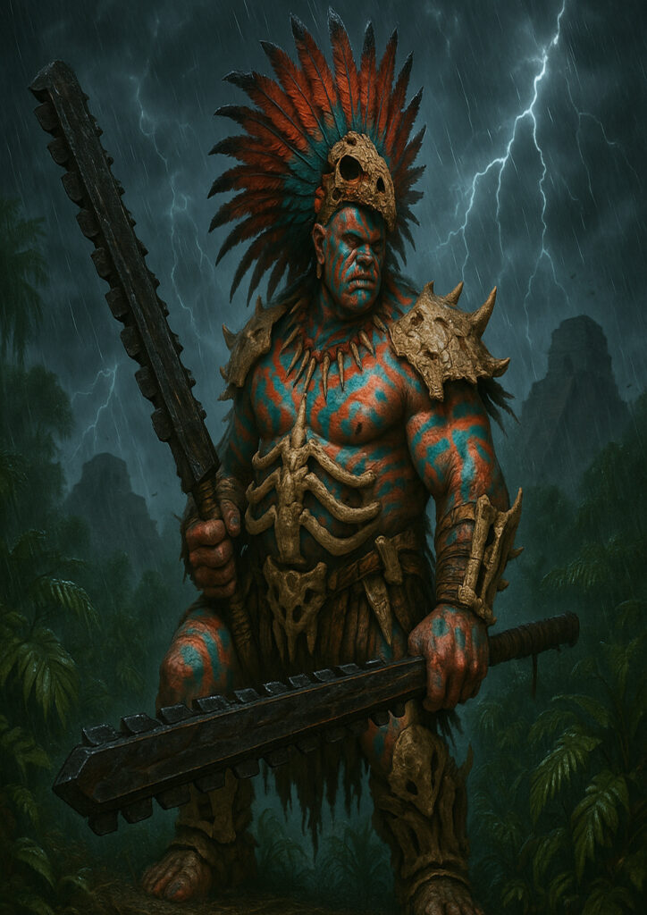 High detail warhammer inspired ogres characters