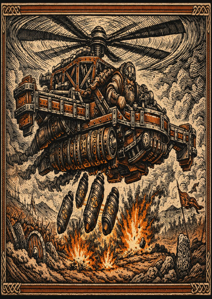 Dwarfs army inspired by warhammer fantasy style