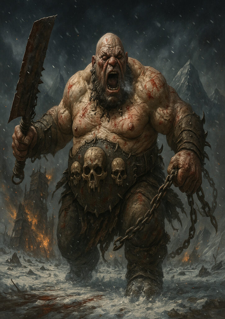 Ogres faction inspired by warhammer fantasy style