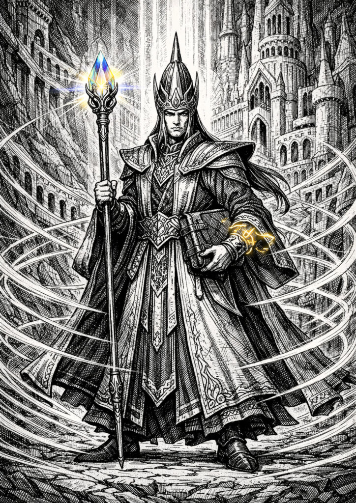 Noble high elves warriors warhammer inspired artwork