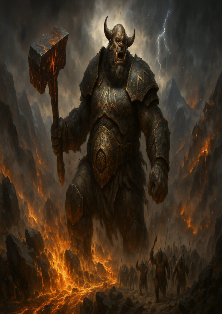 Ogres faction inspired by warhammer fantasy style