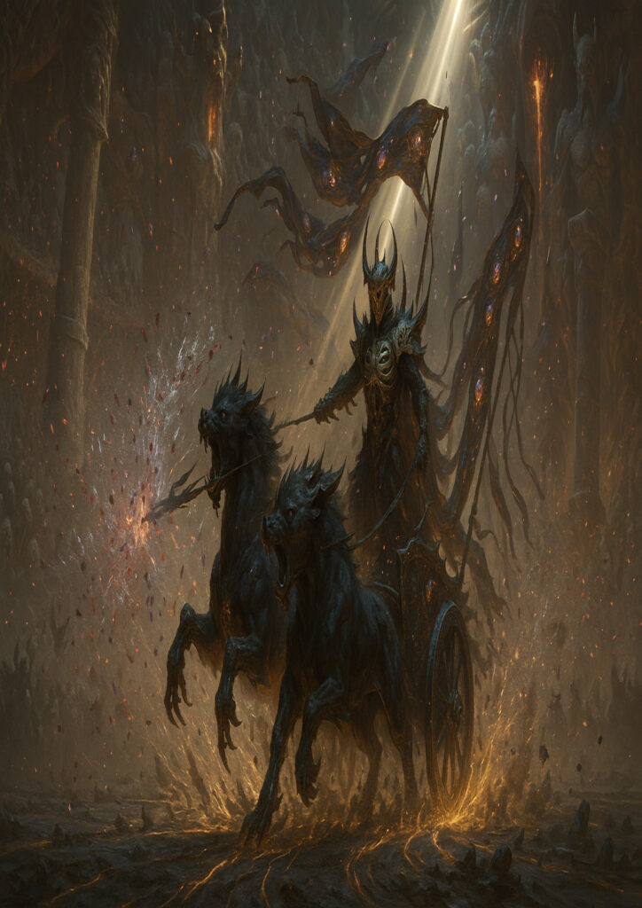 Daemons of chaos faction inspired by warhammer dark fantasy