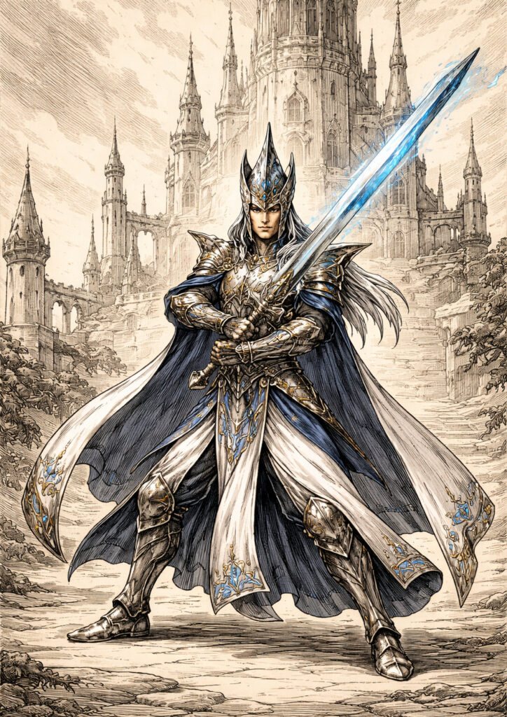 Noble high elves warriors warhammer inspired artwork