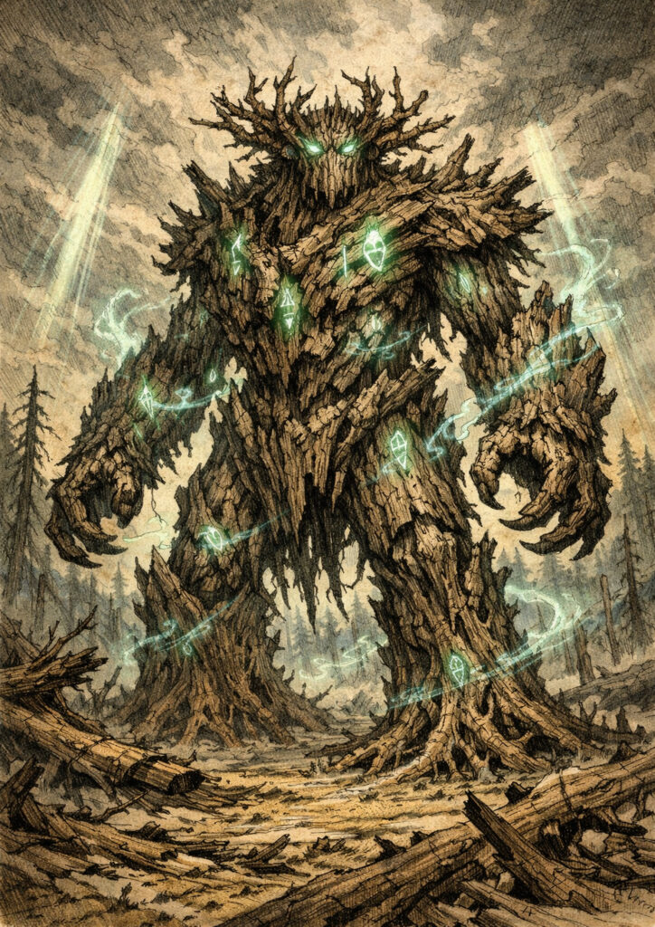 Warhammer inspired wood elves fantasy artwork