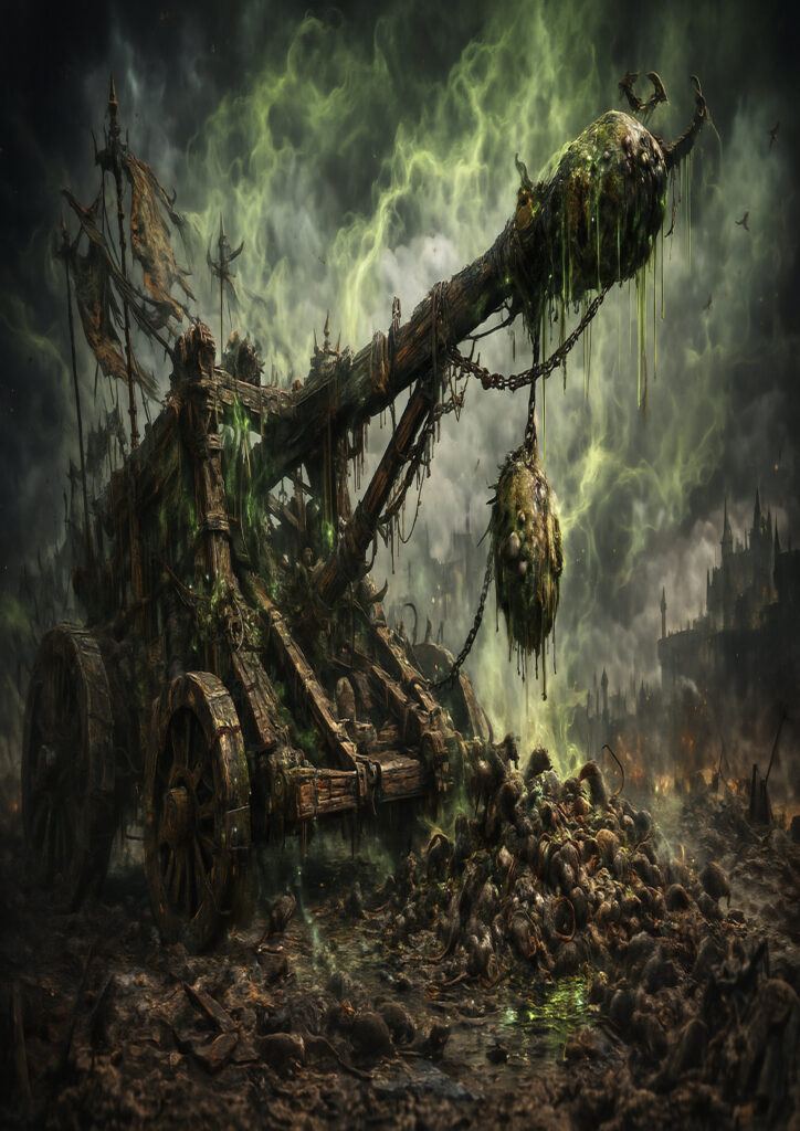 Warhammer inspired skaven warriors dark fantasy artwork