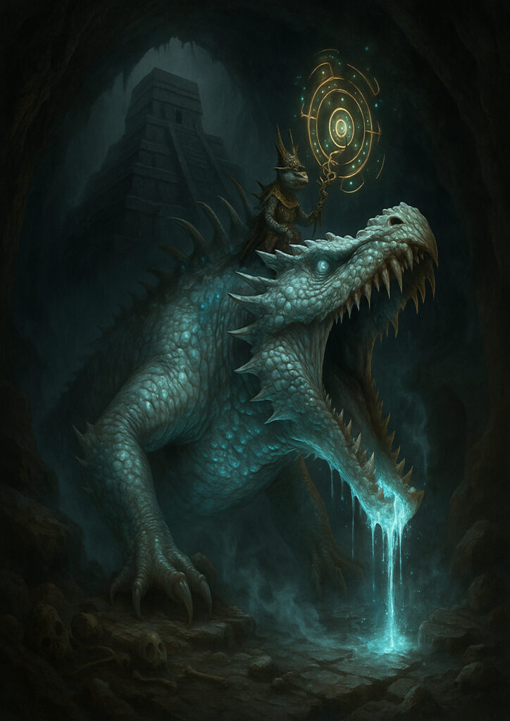Warhammer inspired lizardmen digital fantasy art