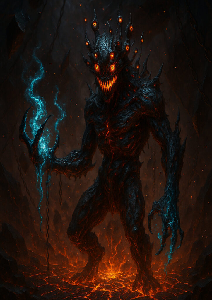 Warhammer inspired daemons of chaos digital fantasy art