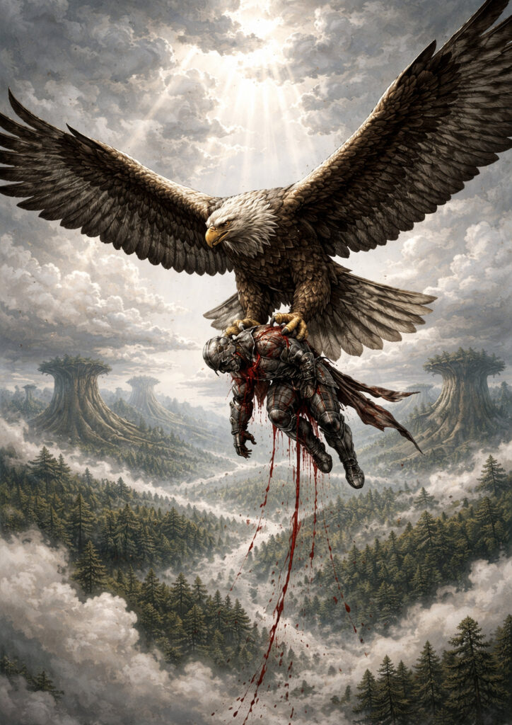 Warhammer inspired wood elves fantasy artwork