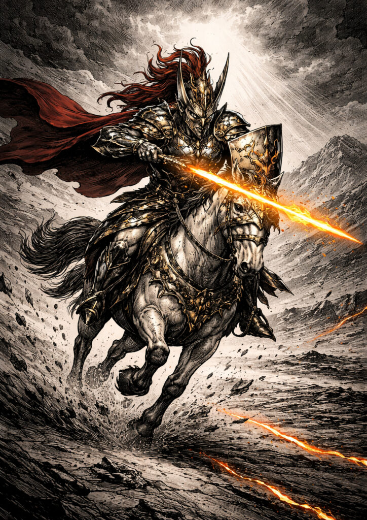 Noble high elves warriors warhammer inspired artwork