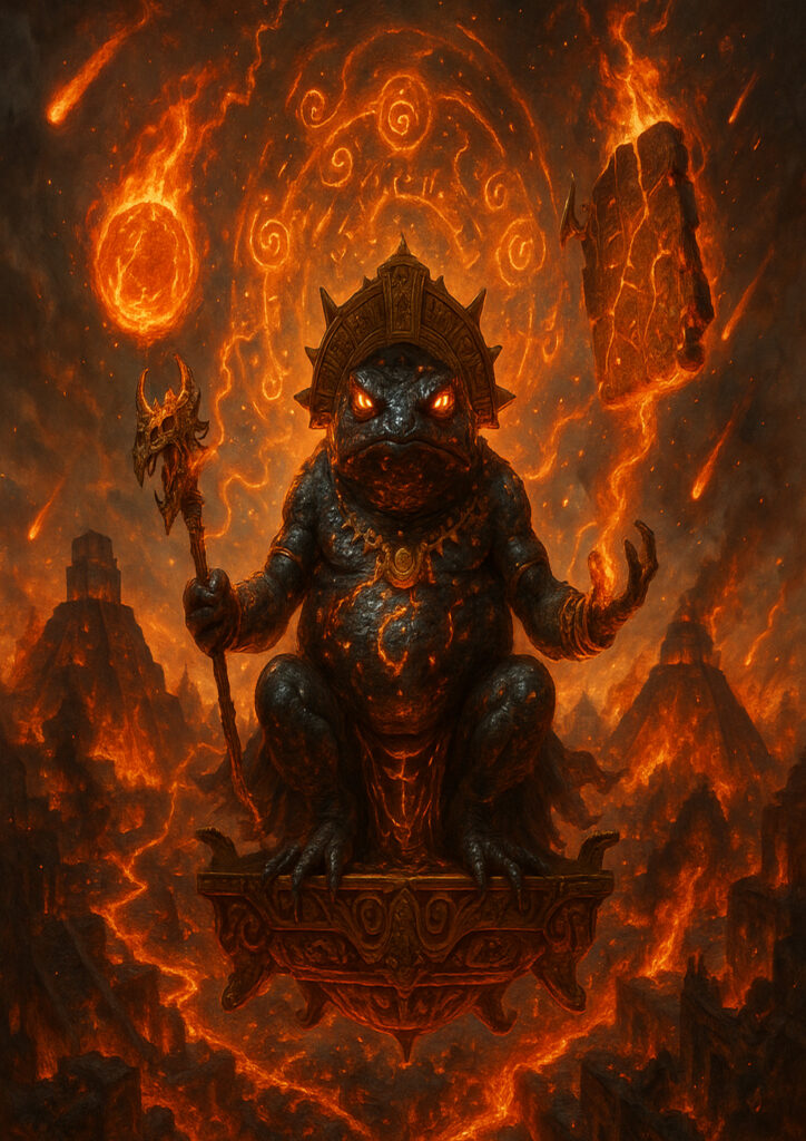 Warhammer inspired lizardmen digital fantasy art