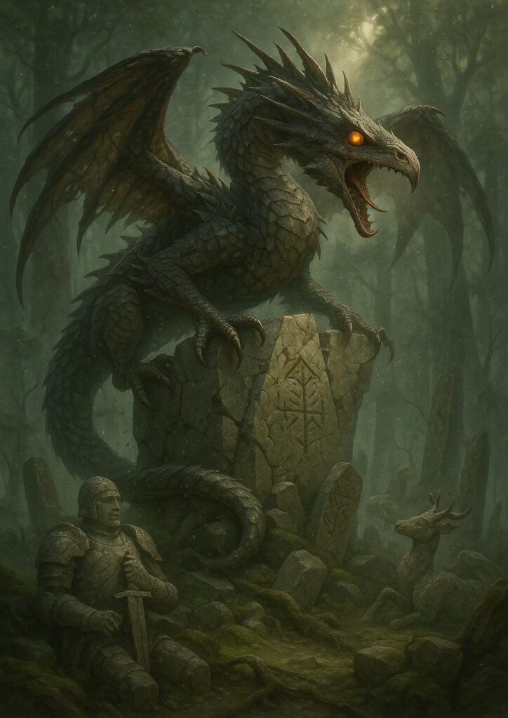 Warhammer inspired beastmen warriors dark fantasy style