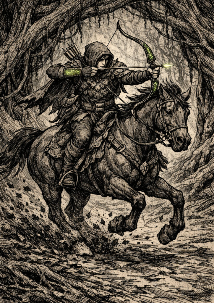 Ancient forest wood elves warhammer inspired artwork