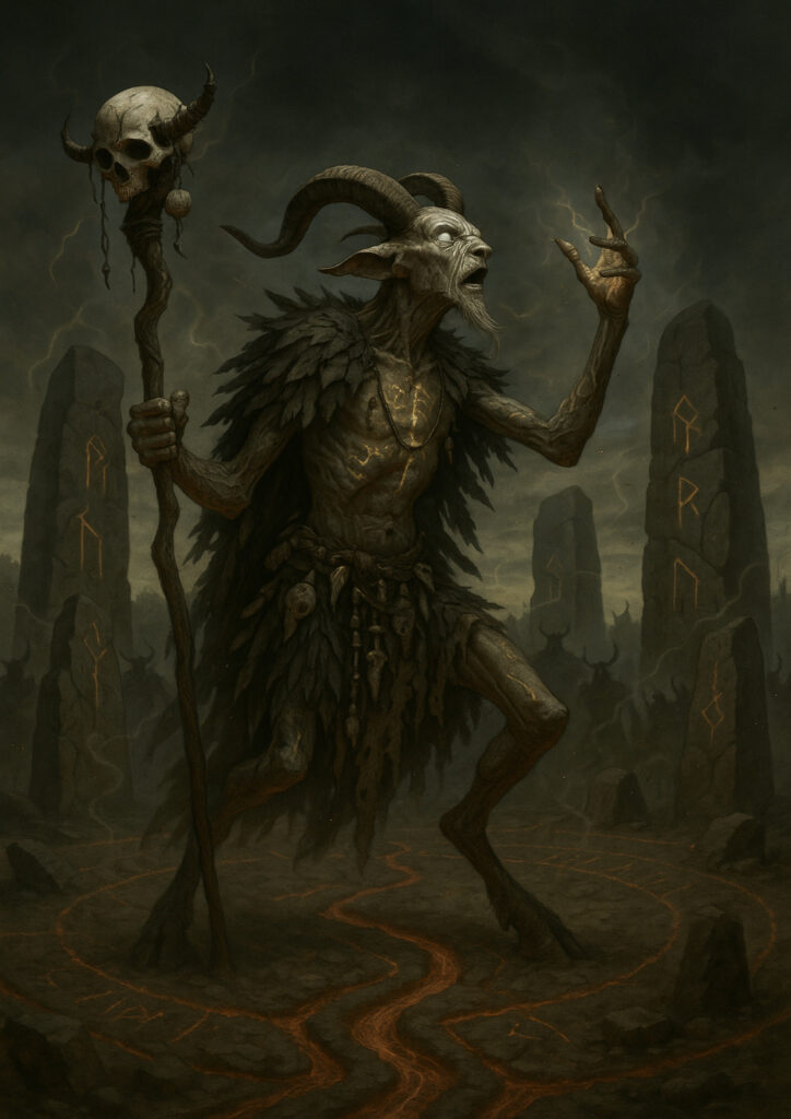 Brutal beastmen army warhammer inspired artwork