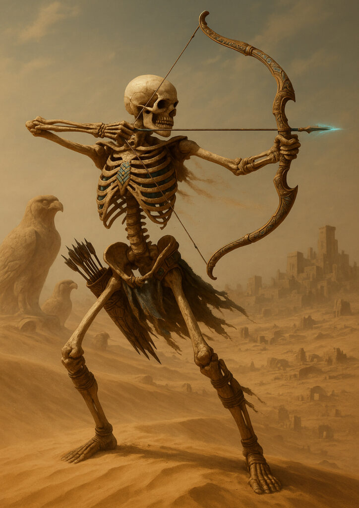 Skeletal tomb kings of khemria warhammer inspired art