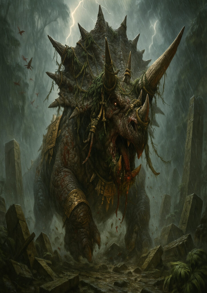 Warhammer inspired lizardmen digital fantasy art