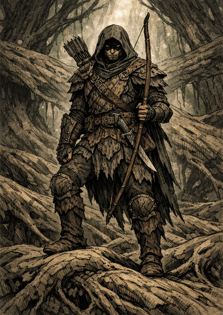 Wood elves faction inspired by warhammer aesthetic